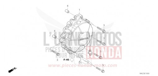 COUVERCLE DE GENERATRICE CBR600R3R de 2024